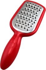 Mini Stainless Steel Grater with BPA-Free Handle – 5-Inch Cheese, Garlic, Nutmeg, Chocolate, Citrus Zester – Compact Handheld Grater for Kitchen, Baking, Cooking by Dependable Industries - Image 2