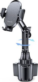 Miracase 2025 Upgraded Universal Cup Phone Holder for Car, [Rotatable & Adjustable] Long Neck Car Cup Holder Phone Mount Compatible with iPhone, Samsung, Google & More Smartphones - Image 2