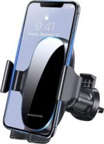Miracase Upgraded Wider Clamp Phone Holders for Your Car, Metal Hook Air Vent Car Mount [Thick Cases Friendly] Automobile Hands Free Compatible with iPhone 17/16/15/14/13 Series All Smartphone - Image 2