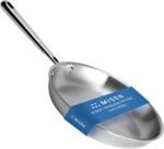 Misen 5-Ply Stainless Steel 10" Frying Pan - Professional Cookware for Induction, Gas and Electric - Dishwasher Safe, Oven Safe to 800°F - Durable, Versatile, Even Heating - Image 2