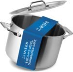 Misen 5-Ply Stainless Steel Stockpot – Large Cooking Pot for Boiling, Simmering & Stewing - Consistent, Even Heating - Durable, Dishwasher Safe – Oven-Safe to 800F, Induction Ready - 8 QT - Image 2