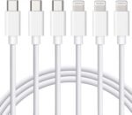 Mitesbony USB C to Lightning Cable [MFi Certified] 3Pack 6FT iPhone Charger Cord Power Delivery Type C Fast Charging Cord Compatible with iPhone 14 13 12 11 Pro Max XS Max XR X 8 iPad,White - Image 2