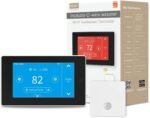 MoesGo Programmable WiFi Smart Thermostat for Home, No C-Wire Required by C-Wire Adapter, with Zone Remote Sensor, Remote Control Tuya/Smart Life, Compatible with Alexa and Google Assistant, 24VAC - Image 2