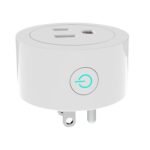 MoesGo Smart WiFi Power Dimmer Plug, 2.4 GHz WiFi Brightness Adjust Timer Socket for Dimmable CFL, LED and INC, Tuya Smart Life App Remote Control, Compatible with Alexa and Google Home, White - Image 2