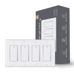 MoesGo WiFi Wall Push Button Smart Light Switch,Multi-Control, 2.4GHz WiFi Light Switches, Neutral Wire Required,Remote Control Smart Life/Tuya, Work with Alexa,Google Home White 4 Gang - Image 2