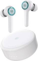 Monster Clarity 102 Plus Wireless Earbuds, Bluetooth Headphones with HiFi Stereo, 4 ENC Mic for Crystal Clear Call, 30H Playtime, Type-C Charging, IPX6 Waterproof in-Ear Ear Buds for Sports (White) - Image 2