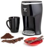 Moss & Stone Mini Drip Coffee Maker with Mug, Small Coffee Pot With Coffee Cup, One Cup Coffee Maker (1 Drip & 4oz Mug) - Image 2