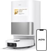 Mova P10 Pro Ultra Robot Vacuum and Mop 13,000Pa Suction, 140°F Hot Water Auto Mop Washing & Drying, Dual Spinning Extenable Mop,10.5mm Lifting for Carpet, 360°Obstacle Avoidance, App Control - Image 2