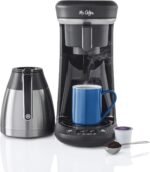 Mr. Coffee Coffee Maker, Programmable Coffee Machine for Single Serve or Carafe Coffee, 10 Cups, Black - Image 2