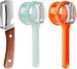 Multi Functional Vegetable Peeler for Kitchen with Bottle Opener,2 Pcs Peeler with Container, Stainless Steel Blade,Fruit and Vegetable Peeler with Storage Box,for peeling apples, potatoes, carrots - Image 2