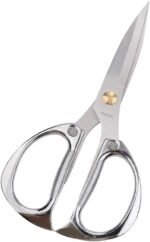 Multi-purpose Kitchen Shears Scissors, Heavy Duty Stainless Steel Scissors with Strong Straight Edge Snips (Silver) - Image 2