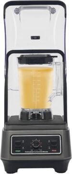 Multifunctional Blending Machine, 1600W Commercial Blender with Thick Shield, 9 Gears Heavy Duty Blender with Speed Control, Strong and Quiet Professional-Grade Power - Image 2