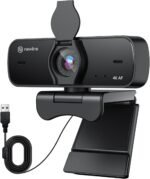 N newline 4K Webcam for PC, 4K UHD USB Webcam with Microphone, New Upgraded Auto Focus, Low Distortion, Privacy Cover, PC Camera for Zoom, Skype, Teams, Laptop, Conferencing, Calling, NewEye 60s - Image 2