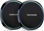NANAMI Fast Wireless Charger [2 Pack] - Qi Certified Wireless Charging Pad for iPhone 17/17 Pro/17 Pro Max/16/15/14/13/13 Pro/12,10W for Samsung Galaxy S25/S25 Ultra/S24/S24 Ultra/S23/S22, New Airpods - Image 2