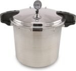 NESCO 24 Quart Manual Pressure Canner, Pressure Cooker, with pressure guage, locking lid, and removing canning rack - Image 2