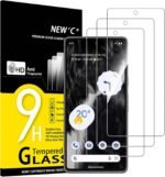 NEW'C 3 Pack Designed for Google Pixel 7 Screen Protector Tempered Glass,Case Friendly Anti Scratch, Bubble Free, Ultra Resistant - Image 2
