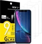 NEW'C 3 Pack Designed for iPhone 11 and iPhone XR Screen Protector (6.1"), Enhanced Tempered Glass Protection, Case Friendly Anti Scratch Bubble Free Ultra Resistant - Image 2