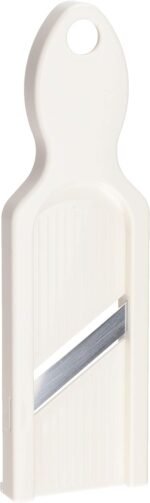 Nagao AMS-610 Tsubamesanjo Double-edged Mini Slicer, White, Made in Japan - Image 2