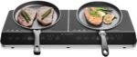 Navaris Double Induction Cooktop - Portable Dual Countertop Electric Stove Burner Cook-Top Hot Plate with 2 Hobs for Cooking - 24 x 14 x 3 Inches - Image 2