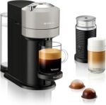 Nespresso Vertuo Next Coffee and Espresso Maker by Breville, with Aeroccino Milk Frother, Light Grey - Image 2