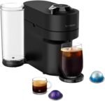 Nespresso Vertuo Pop+ Coffee and Espresso Maker by De'Longhi, Black Matte with Dark Chrome - Image 2
