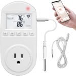New Generation! Briidea Smart WiFi Temperature Control Outlet Compatible with Alexa Google Assistant, Perfect for Households Greenhouses Reptile Enclosures Incubators, 110V/16A - Image 2