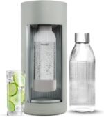 New Mysoda Glassy Soda Streaming Machine Sparkling Water Maker +1L Glass & Plastic bottle Silent carbonated water machine Soda Maker with Sliding Door Opening - No Cylinder Included - Colour Green - Image 2