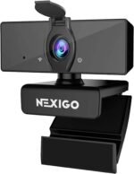 NexiGo N660 1080P Business Webcam, Dual Microphone & Privacy Cover, USB FHD Web Computer Camera, Plug and Play, for Zoom/Skype/Teams/Webex, Laptop MAC PC Desktop - Image 2