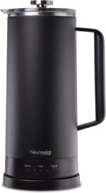 Nextmug Press - Temperature-Controlled, Self-Heating French Press (Black - 40 oz.) - Image 2