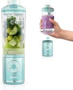 Ninja Blast Max, Portable Blender + Twist & Go, Personal Smoothie, Blend, Ice Crush, 3 Programs, Cordless, 22oz removable Vessel, Dishwasher Safe, Leakproof, Sea Glass, BC251MT - Image 2