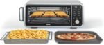 Ninja SP201/FT205CO Digital Air Fry Pro Countertop 8-in-1 Oven with Extended Height, XL Capacity, Flip Up & Away, Basket, Wire Rack Crumb Tray, Silver, Black (Renewed) - Image 2