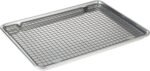 Nordic Ware - 43172AMZM Nordic Ware Half Sheet with Oven Safe Nonstick Grid, 2 Piece Set, Natural - Image 2