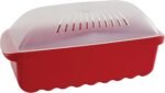 Nordic Ware Microwave Pasta Cooker, 6.4 Cup, Red - Image 2