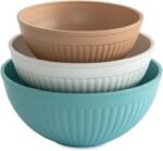 Nordic Ware Prep and Serve Mixing Bowls Set, 3-Piece, Earth-Tones - Image 2