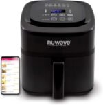 Nuwave 6-quart Brio Healthy Digital Air Fryer with One-Touch Digital Controls, 6 Preset Menu Functions & Removable Divider Insert (Renewed) - Image 2