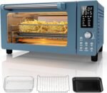Nuwave Bravo Pro Convection Air Fryer Toaster Oven Combo, 2025 New and Improved, 10-in-1, 50°-450°F Temp Controls, Quick & Even Crisp Technology, 21Qt Capacity, Cozy Blue, PFAS Free - Image 2