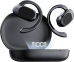 O3 Bluetooth Wireless Earbuds Open Ear Headphones with Ai Translation Real Time, Customized EQ via App, Ai-Enhanced Clear Calls, Over-Ear Lightweight Comfort -Black - Image 2