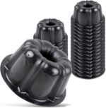 O’Creme Bakeable Plastic Mini Cake Pan - Baking Pan With Non-Stick Silicone - Reusable Mold For Baking and Much More - 25 QTY Pack - Image 2