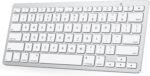 OMOTON Bluetooth Keyboard Compatible with Mac ONLY, Compact Wireless Keyboard Compatible with MacBook Pro/Air, iMac, Mac mini/Pro, Silver - Image 2