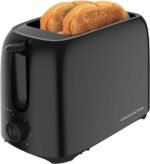 OVENTE Electric Toaster Machine with 6-Shade Browning Selector Setting, Compact Design and Removable Crumb Tray, 700W Power Perfect for Toasting Bread, Thin Bagels and Waffles - Image 2