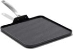 OXO Enhanced 11" Griddle Pan, PFAS-Free Ceramic Nonstick, Durable Hard Anodized Cookware, Scratch Resistant, Stainless Steel Handle, Good Grips, Dishwasher Safe, Oven safe, Black - Image 2