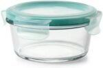 OXO Good Grips 2 Cup Smart Seal Glass Airtight Round Food Storage Container - Image 2