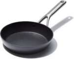 OXO Professional 8" Frying Pan Skillet, Hard Anodized Ceramic Nonstick Cookware PFAS-Free, Induction Suitable, Stainless Steel Handle, Diamond Reinforced Coating, Dishwasher Safe, Oven Safe, Black - Image 2