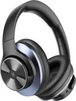 OneOdio Focus A10 - Hybrid Active Noise Cancelling Headphones, Wireless Over-Ear Headphones with 62H Playtime, Fast Charging, Hi-Res Audio, Clear Calls, Bluetooth & Wired Mode for Travel Work - Image 2