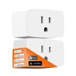 Onvis Matter Over Thread Smart Plug, Smart Mini Outlet, Works with Apple Home, Alexa & Google Home, 15A/1800W （2 Pack） - Image 2