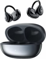 Open Ear Clip on Earbuds Wireless Bluetooth 6.0 Wireless Clip On Earbuds Charging Case 80 Hours Playtime Sport Earphones Built-in Mic IPX7 Waterproof for Running Fitness - Image 2