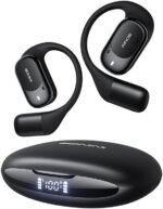 Open-Ear Headphones, True Wireless Bluetooth Earbuds with Microphone, Adjustable Earhooks, Comfortable Fit, 40H Playtime, Powerful Sound, IPX5 Waterproof, Smart Display Case - Image 2