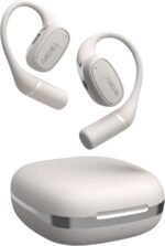 Open Ear Headphones,Bluetooth Wireless Earbuds with 2 Mics,Touch Control,ENC Noise Cancelling,HiFi Stereo Sound Sport Earbuds for Gym Cycling,Compatible with iPhone and Android(Beige) - Image 2