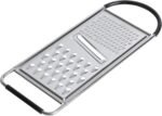 Oster Helmsdale Flat Cheese Grater With Anti-Slip Handle, Stainless Steel Zester/Multi-Functional Tool for Kitchen Preperation, Black - Image 2