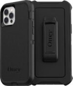 OtterBox iPhone 12 & iPhone 12 Pro Defender Series Case - Black, Rugged & Durable, with Port Protection, Includes Holster Clip Kickstand | Rugged, Durable, with Port Protection, Kickstand - Image 2